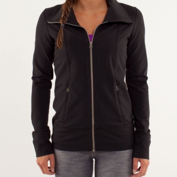 lululemon athletica Jackets & Blazers - Lululemon Daily Yoga Jacket Size 6 Black